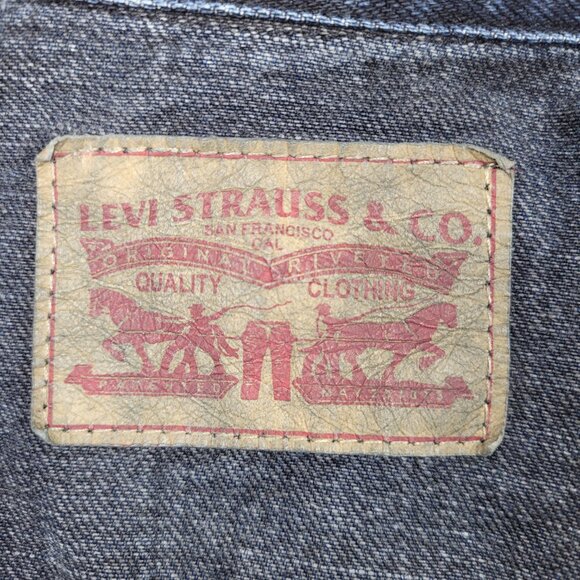 Levi Strauss Signature Vintage Jean Denim Jacket Mens size Small - Picture 3 of 3